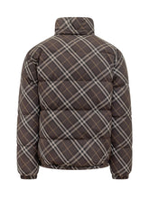 Burberry Snowdon Reversible Brown Check Puffer Jacket - Burberry | Lidia Shopping