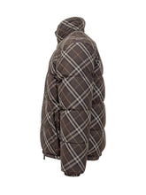 Burberry Snowdon Reversible Brown Check Puffer Jacket - Burberry | Lidia Shopping