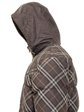 Burberry Snowdon Reversible Brown Check Puffer Jacket - Burberry | Lidia Shopping