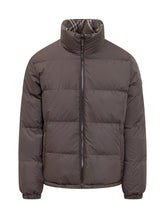 Burberry Snowdon Reversible Brown Check Puffer Jacket - Burberry | Lidia Shopping