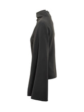 Alberta Ferretti Black High Neck Blouse with Wide Sleeves - Alberta Ferretti | Lidia Shopping