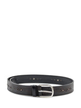 Cintura in Pelle Incisa Orciani con Borchie e Fibbia in Metallo - Accessori Uomo | Lidia Shopping