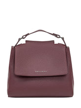 Orciani Borsa in Pelle Bordeaux con Patta e Manico Superiore - Borse A Mano Donna | Lidia Shopping