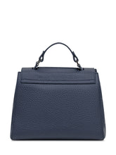 Orciani Borsa in Pelle Blu con Patta e Manico Superiore - Borse A Mano Donna | Lidia Shopping