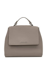 Orciani Borsa in Pelle Taupe con Patta e Manico Superiore - Borse A Mano Donna | Lidia Shopping