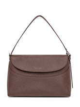 Orciani Brown Leather Shoulder Bag with Flap - Collezione Happy Birthday | Lidia Shopping