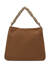 Orciani Brown Suede Shoulder Bag with Chain Handle - Collezione Happy Birthday | Lidia Shopping