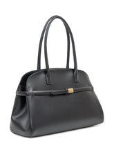Orciani Borsa in Pelle Nera a Mano con Dettaglio Logo - Borse A Mano Donna | Lidia Shopping