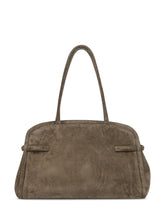 Orciani Borsa in Pelle Scamosciata Taupe con Manici - Borse A Mano Donna | Lidia Shopping