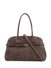 Orciani Borsa in Pelle Scamosciata Marrone con Manici - Borse A Mano Donna | Lidia Shopping