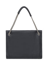 Orciani Borsa a Spalla in Pelle Nera con Catena - Borse A Spalla Donna | Lidia Shopping
