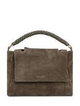 Orciani Green Suede Bag with Braided Handle - Collezione Happy Birthday | Lidia Shopping
