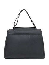 Orciani Borsa in Pelle Nera con Patta e Manico - Borse A Spalla Donna | Lidia Shopping