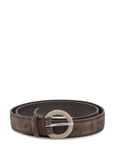 Orciani Cintura in Marrone con Fibbia Gioiello - Accessori Donna | Lidia Shopping