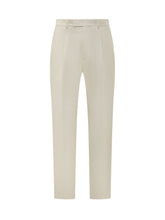 Zegna Pantaloni Eleganti Avorio in Lana - Abbigliamento Uomo | Lidia Shopping