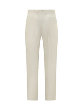 Zegna Pantaloni Eleganti Avorio in Lana - Abbigliamento Uomo | Lidia Shopping