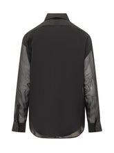 Camicia Calvin Klein in Organza Nera - Abbigliamento Donna | Lidia Shopping