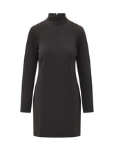 Abito Calvin Klein a Maniche Lunghe con Collo Alto Nero - Abbigliamento Donna | Lidia Shopping