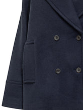 Calvin Klein Blue Double-Breasted Coat - Calvin Klein | Lidia Shopping