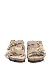 Birkenstock Sandali Arizona Shearling con Fibbia Dorata - Birkenstock | Lidia Shopping