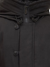 Peuterey Parka Nero con Cappuccio e Chiusura a Bottoni - Abbigliamento Uomo | Lidia Shopping
