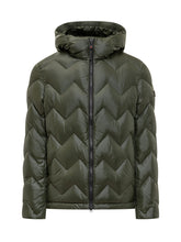 Peuterey Piumino Verde Trapuntato con Cappuccio - Abbigliamento Uomo | Lidia Shopping