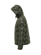 Peuterey Piumino Verde Trapuntato con Cappuccio - Abbigliamento Uomo | Lidia Shopping