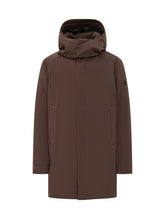 Peuterey Brown Parka with Hood and Hidden Closure - Collezione Happy Birthday | Lidia Shopping