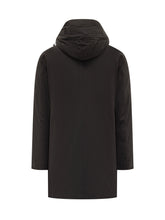 Peuterey Black Minimal Hooded Parka - Collezione Happy Birthday | Lidia Shopping