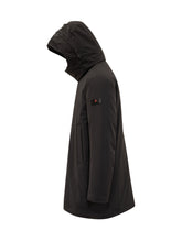Peuterey Black Minimal Hooded Parka - Collezione Happy Birthday | Lidia Shopping