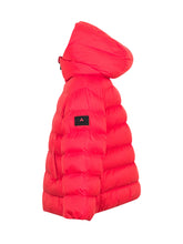 Peuterey Kids Red Hooded Down Jacket - Collezione Happy Birthday | Lidia Shopping
