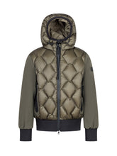 Peuterey Kids Koons KJ Green Hooded Down Jacket - Collezione Happy Birthday | Lidia Shopping