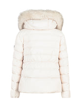 Peuterey White Down Jacket with Fur Hood - Collezione Happy Birthday | Lidia Shopping