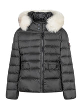 Peuterey Black Down Jacket with Fur Hood - Collezione Happy Birthday | Lidia Shopping
