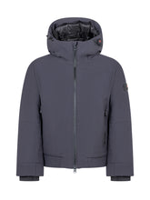 Peuterey Kids Loge SRT Blue Hooded Down Jacket - Collezione Happy Birthday | Lidia Shopping