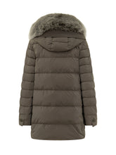 Peuterey Piumino Verde con Cappuccio in Pelliccia - Abbigliamento Donna | Lidia Shopping