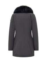 Peuterey Parka Nero con Pelliccia Blu - Abbigliamento Donna | Lidia Shopping