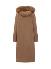 Peuterey Parka Marrone con Cappuccio in Pelliccia - Abbigliamento Donna | Lidia Shopping