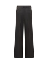 Off-White Black Wide-Leg Pants - Collezione Happy Birthday | Lidia Shopping