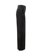 Off-White Black Wide-Leg Pants - Collezione Happy Birthday | Lidia Shopping