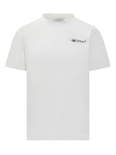 Off-White T-Shirt Bianca con Logo Stampato - Abbigliamento Uomo | Lidia Shopping