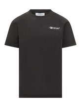 Off-White T-Shirt Nera con Logo Bianco - Abbigliamento Uomo | Lidia Shopping