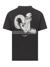 Off-White T-Shirt Nera con Logo Arrows Metallico - Abbigliamento Uomo | Lidia Shopping