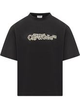 Off-White T-Shirt Nera con Logo Ricamato - Abbigliamento Uomo | Lidia Shopping