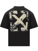 Off-White T-Shirt Nera con Logo Ricamato - Abbigliamento Uomo | Lidia Shopping