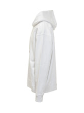 Off-White Felpa Bianca con Cappuccio e Stampa Logo - Abbigliamento Uomo | Lidia Shopping