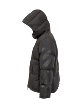 Off-White Diag Arrow Black Puffer Jacket - Collezione Happy Birthday | Lidia Shopping