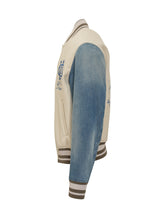 Off-White Gothic Woolden Varsity Jacket - Collezione Happy Birthday | Lidia Shopping