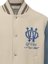 Off-White Gothic Woolden Varsity Jacket - Collezione Happy Birthday | Lidia Shopping