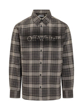 Off-White Checked Shirt with Front Logo - Black Friday – ENG | Lidia Shopping